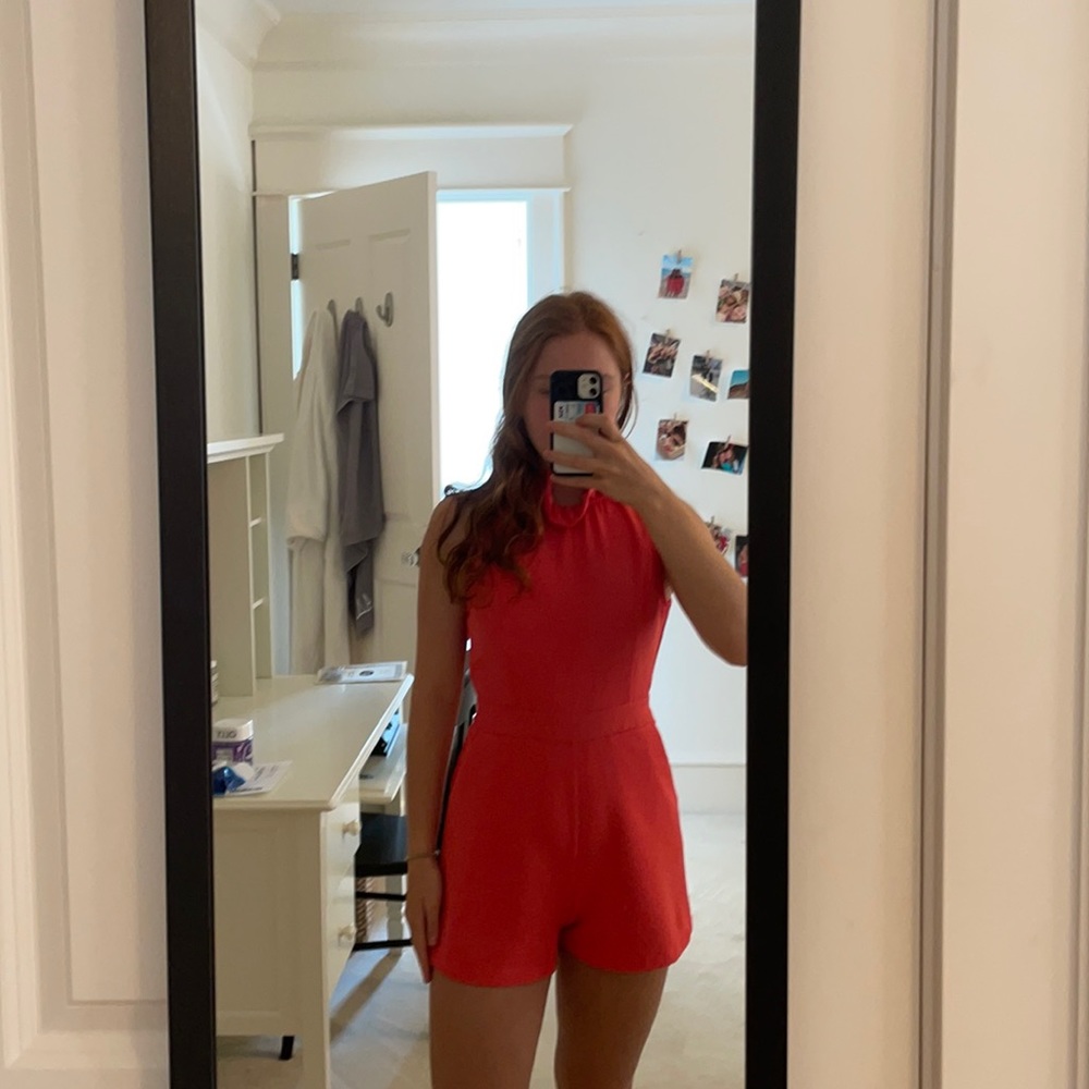 The Impeccable Pig orange romper